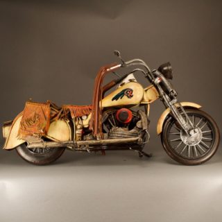 Alternative view of ブリキ バイク 皮ハンドル（箱なし）