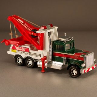Alternative view of ミニカー イギリス マッチボックス（matchbox） レッカー車 super kings PETERBILT（箱なし）