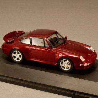 Alternative view of ミニカー ドイツ トリックス シュコー（TRIX-Schuco） Porsche 911 turbo ポルシェ 911 レッド メタリック