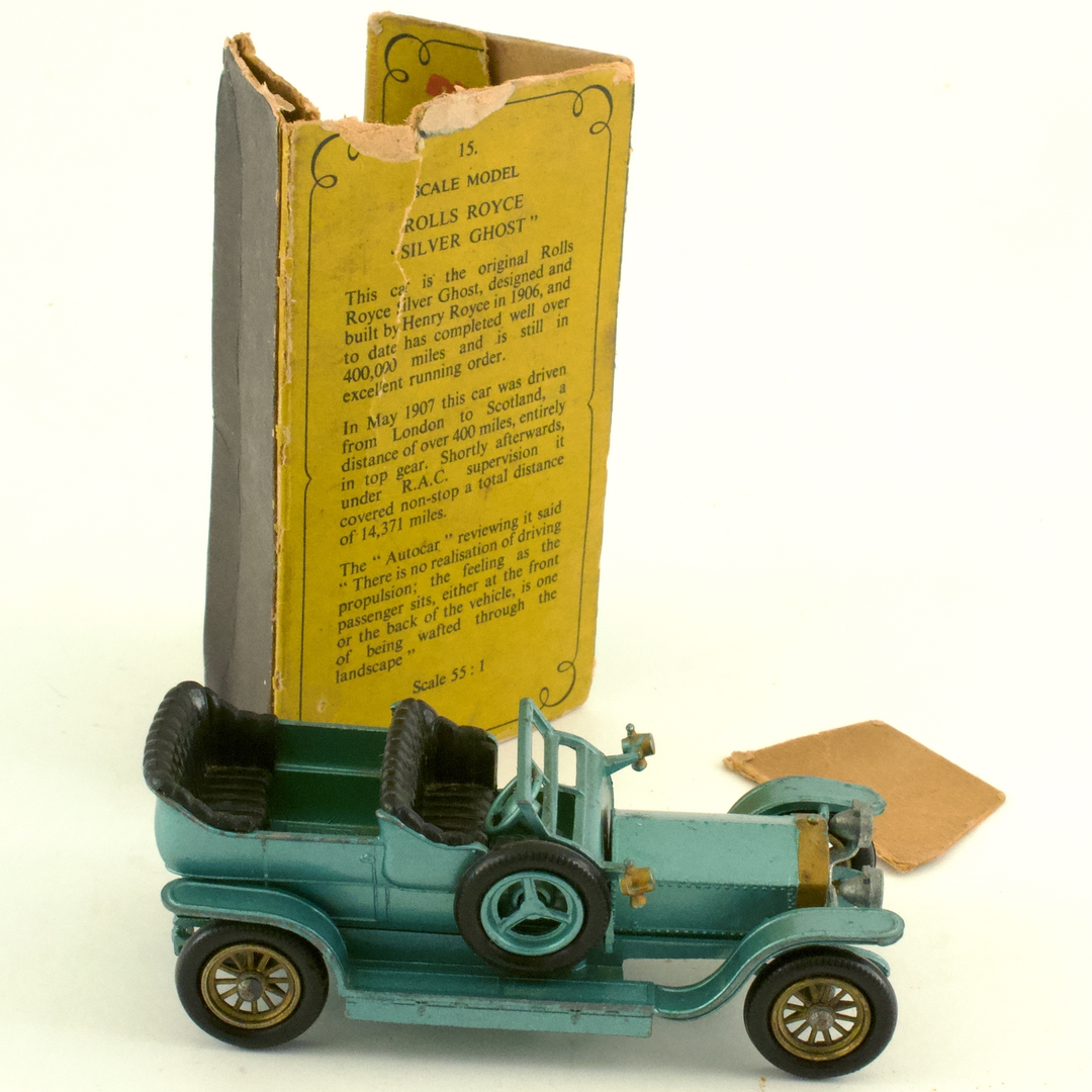 イギリス マッチボックス(matchbox) Models of Yesteryear Y-15 “ROLLS ROYCE SILVER GHOST
