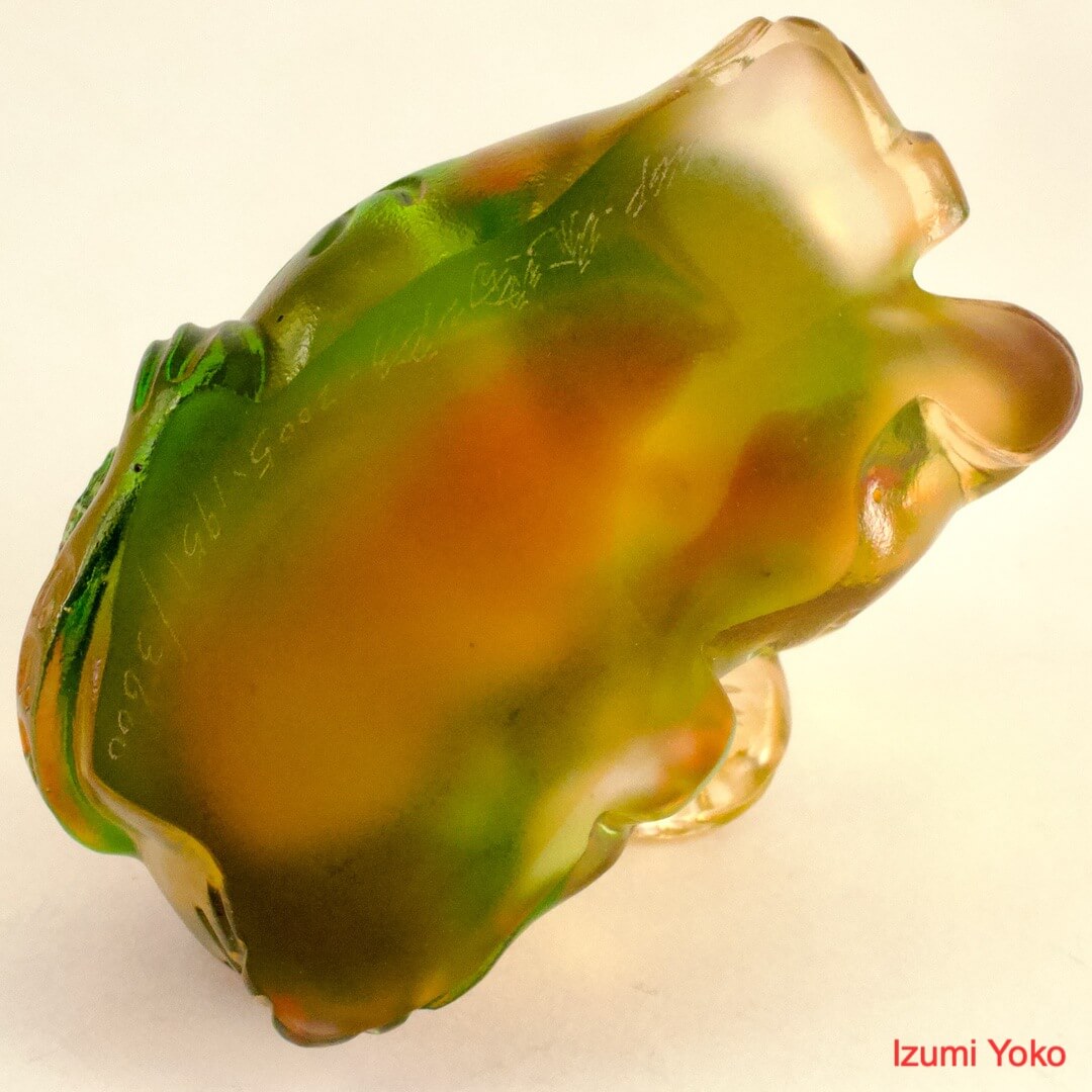 クリスタルガラス 台湾 琉璃工房 LIULIGONGFANG 置物 牛 うし - 画像 (9)