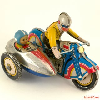 Alternative view of ブリキ サイドカー MS709 ソフトビニール 中国