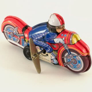 Alternative view of ブリキ 三幸製作所 オートバイ ぜんまい動作