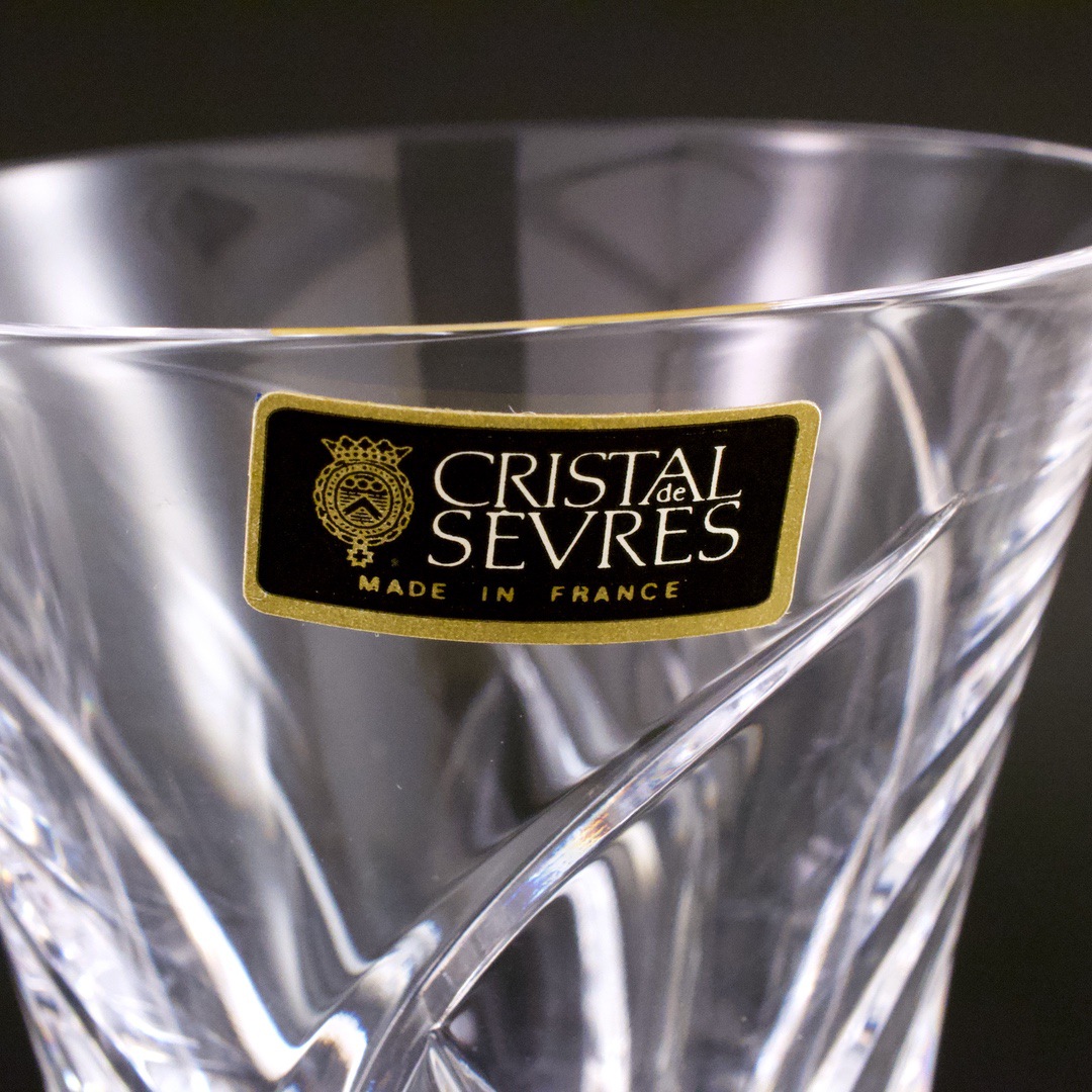 アンティーク フランス クリスタル・ド・セーブル（Cristal de Sevres） クリスタル グラス