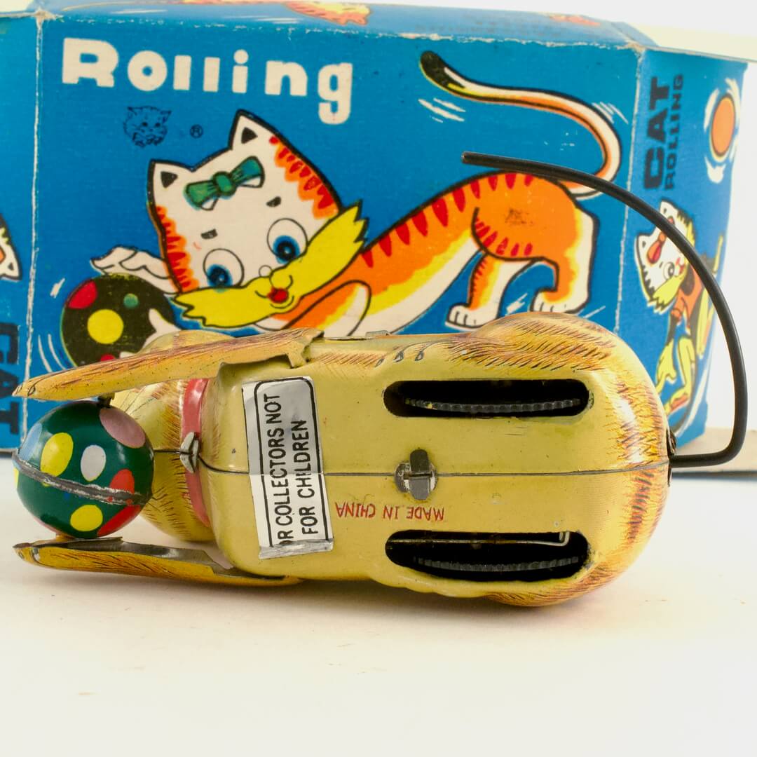中国 聚友実業公司 ころがり猫 rolling ぜんまい動作 - 画像 (9)