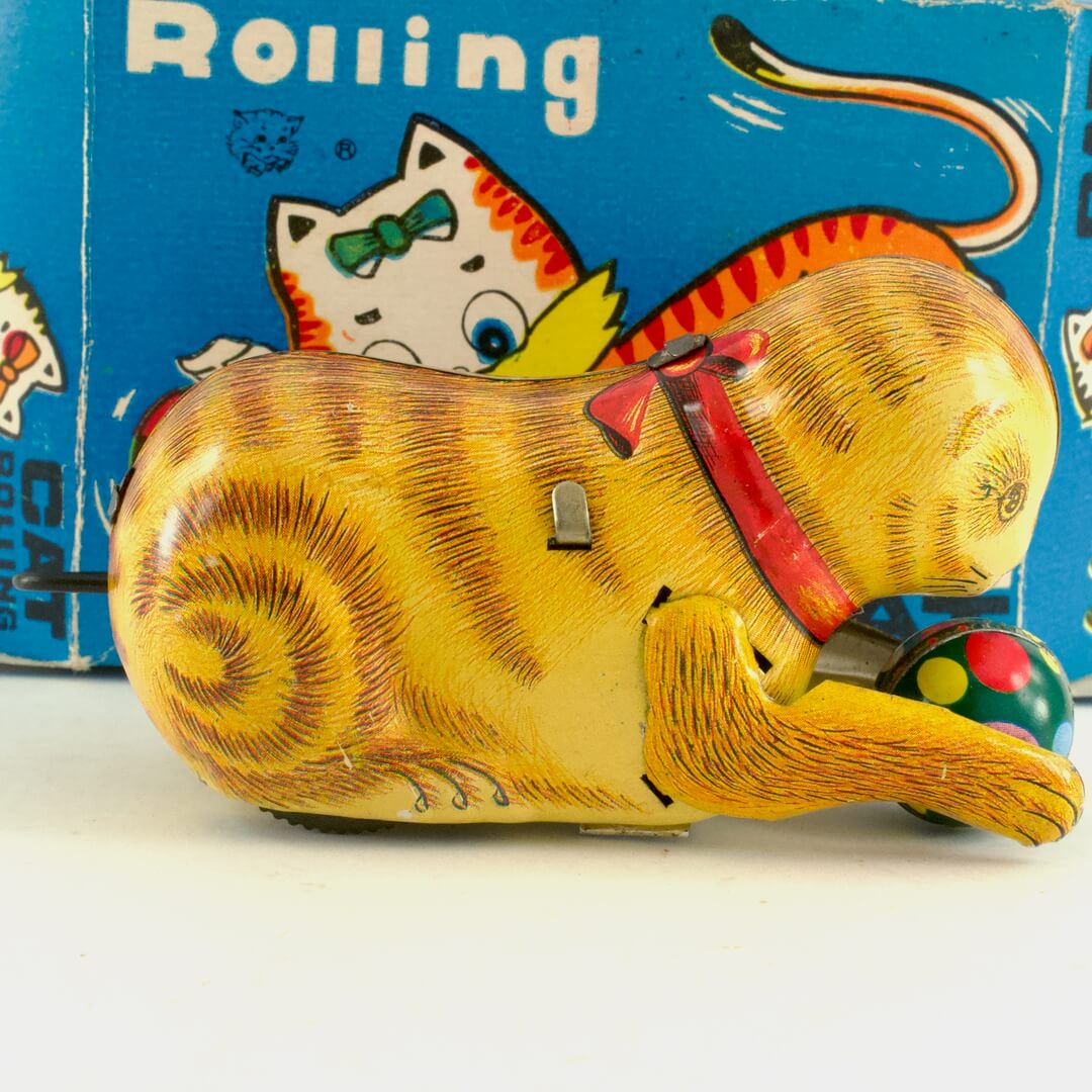 中国 聚友実業公司 ころがり猫 rolling ぜんまい動作 - 画像 (2)