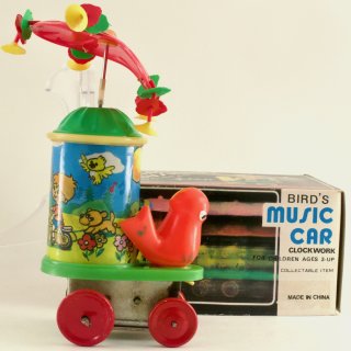 Alternative view of 鳥の演奏車 BIRD'S MUSIC CAR PS704 ぜんまい動作