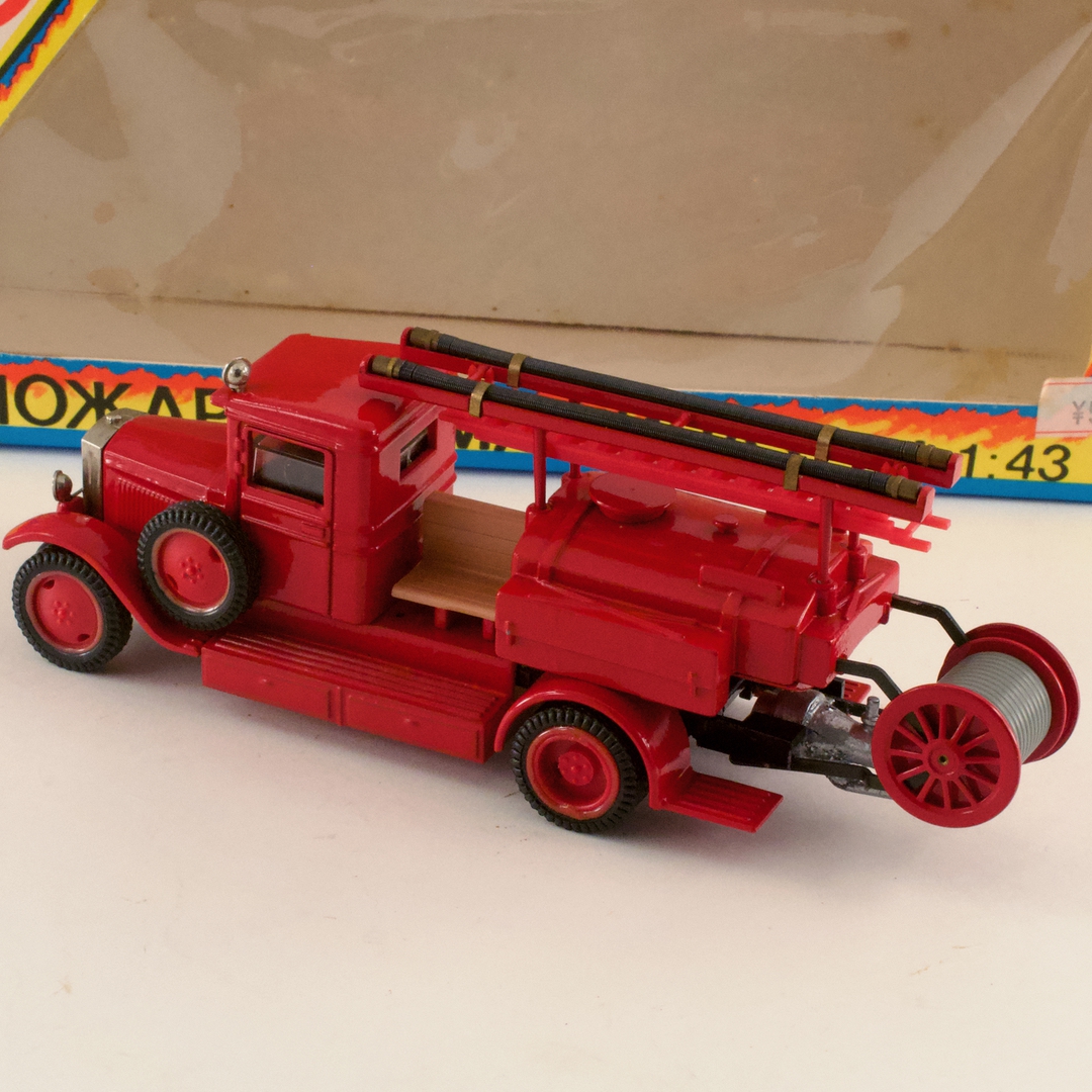 旧ソ連 OMO 消防車 1/43 ジャンク品 - 画像 (5)