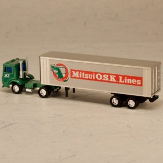 シンセイ￼爆走トラック軍団、高純度ダイカスト三菱バントレーラー625 シンセイ ミニトラック軍団 93 ケンウォース バントレーラー