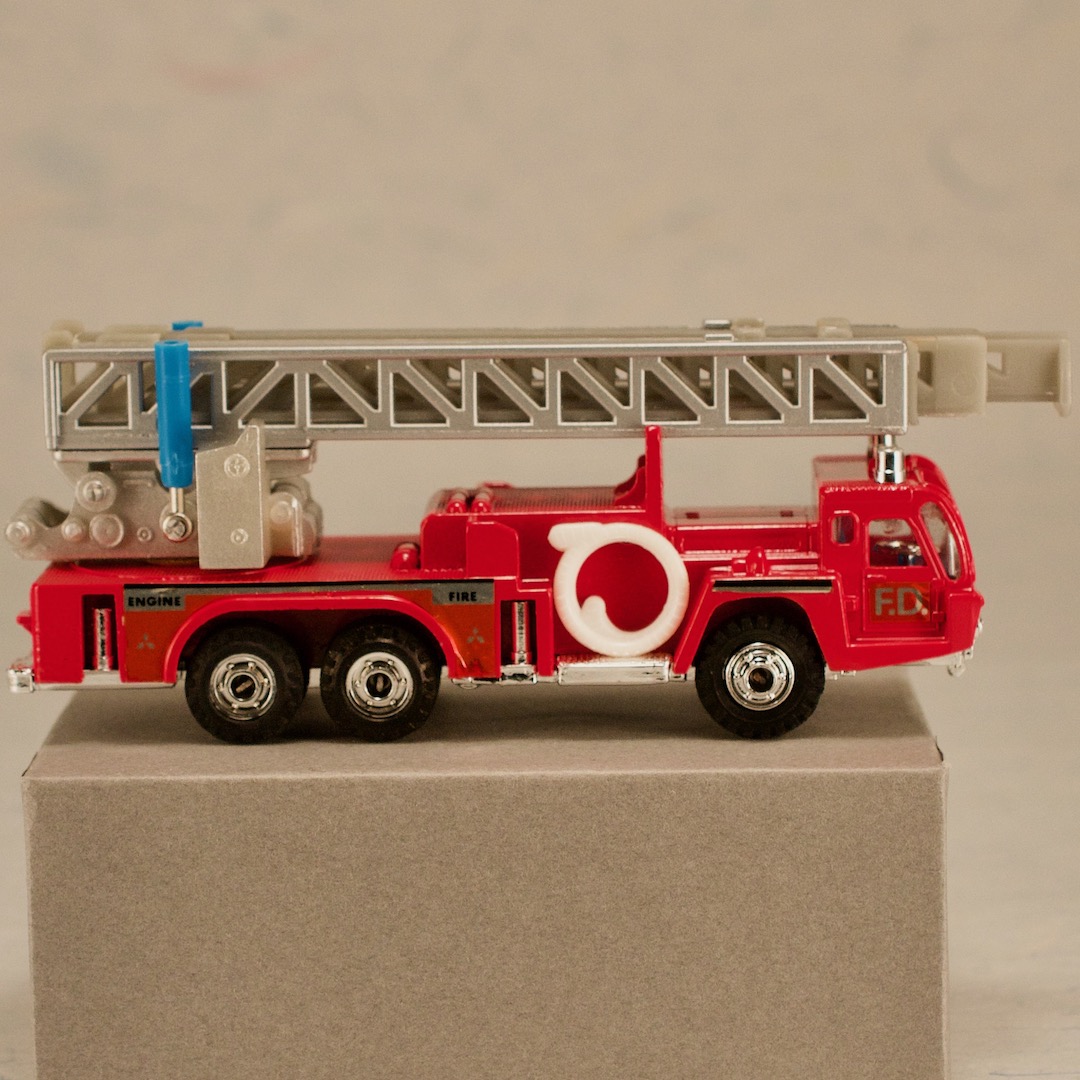 シンセイ ミニパワー 三菱ふそう（FUSO） K201（改）型 はしご消防車 1 