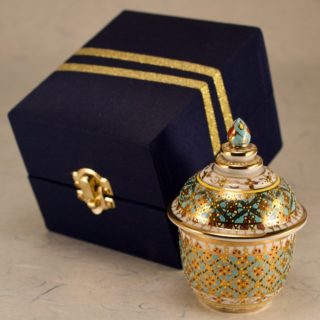 Alternative view of 陶磁器 タイ王国 ベンジャロン焼き 小物入れ