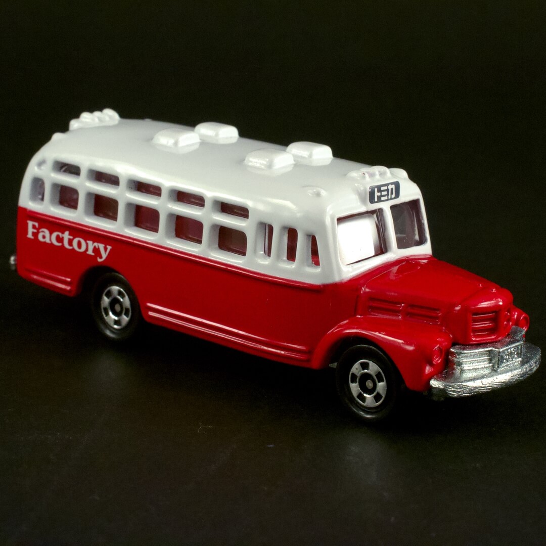 トミカ 組み立て工場 第18弾 いすゞ（ISUZU） ボンネットバス 赤