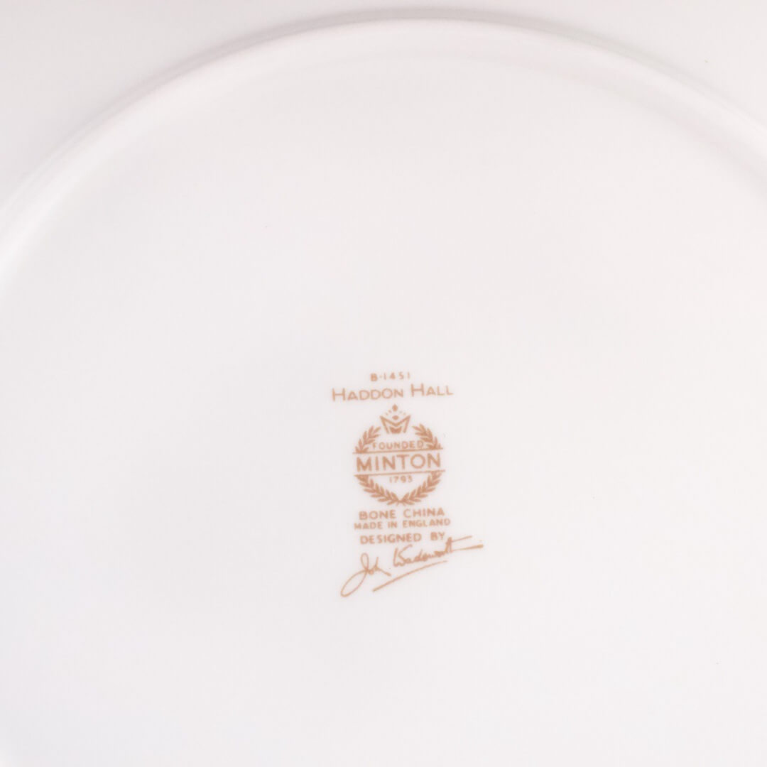 陶磁器 イギリス ミントン（MINTON） ハドンホール HADDON HALL B-1451 絵皿 SERVICE BOWL 直径285mm 未使用品