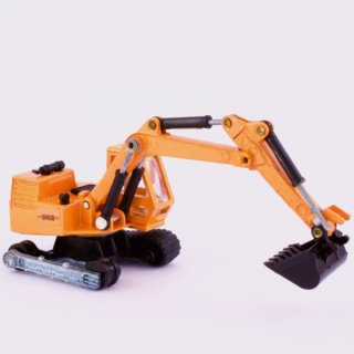 Alternative view of ★ミニカー 永大 グリップ ゼッケン GRIP ZECHIN 21 日立UHO3D 油圧ショベル 1/70 ジャンク品★