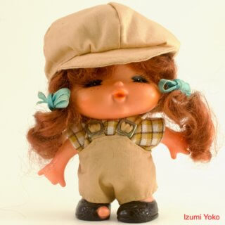 FUJI SAN 水森亜土 亜土ちゃん ソフビ 大きな帽子人形