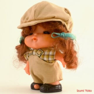 Alternative view of FUJI SAN 水森亜土 亜土ちゃん ソフビ 大きな帽子人形