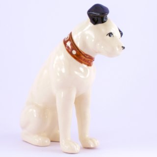 Alternative view of アンティーク ビクター犬（Victor） ニッパー君（Nipper） 陶器 置物 高さ160mm（箱なし）