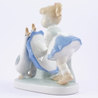 Alternative view of フィギュリン Andersen 少女とアヒル Collector's Figurine Andersen CHUGAI P.F.S JAPAN（箱なし）