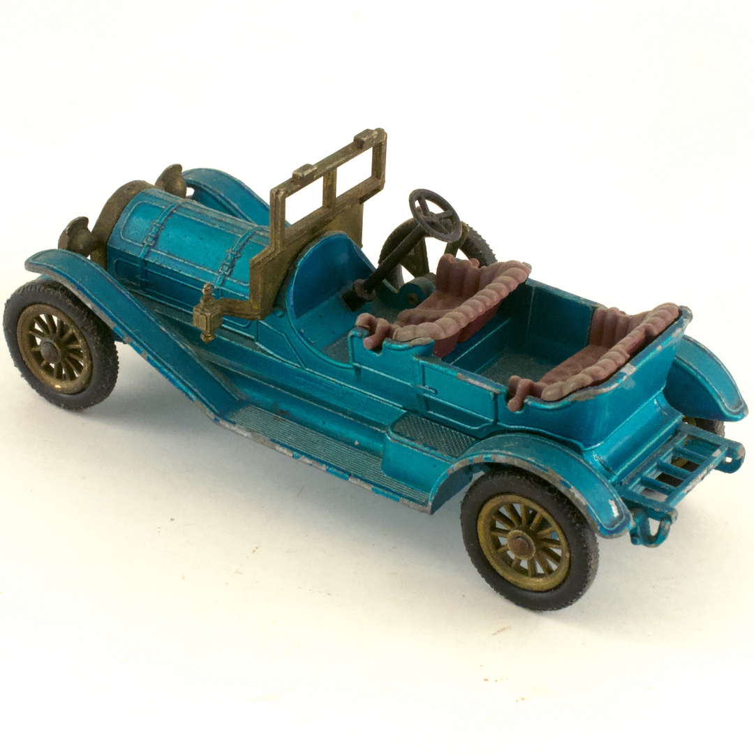 イギリス マッチボックス(matchbox) Models of Yesteryear Y-12 1909 THOMAS FLYABOUT ジャンク品 - 画像 (4)