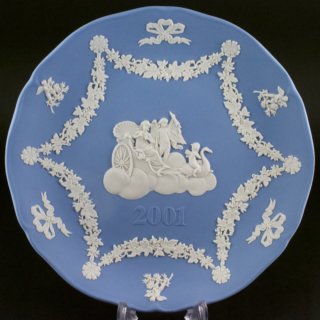 Alternative view of イギリス ウェッジウッド（WEDGWOOD） ジャスパーウェア プレート Jasperware Venus & Chariot 183mm 未使用品