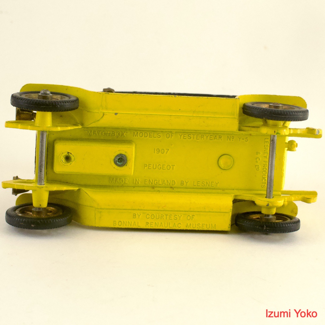 イギリス マッチボックス(matchbox) Models of Yesteryear Y-5 1907 PEUGEOT - 画像 (10)