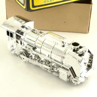 Alternative view of 東京プレイシング商会（T.P.S） トープレのぜんまい 発火 シルバーメッキ 蒸気機関車 D51 ぜんまい動作