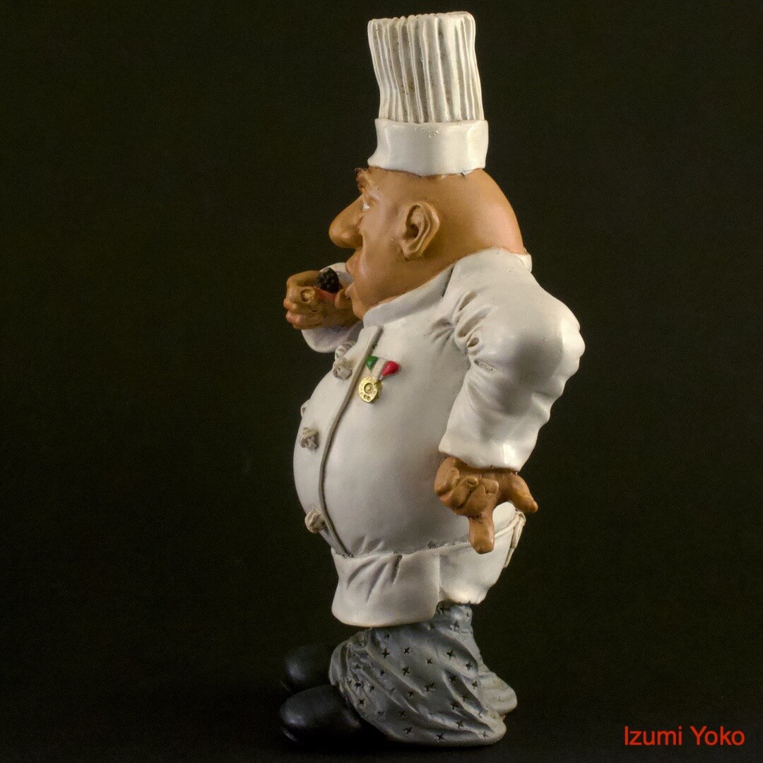 フィギュリン イタリア Les Alpes社 イタリアの頑固シェフ レストランキッチンクラフト - 画像 (3)