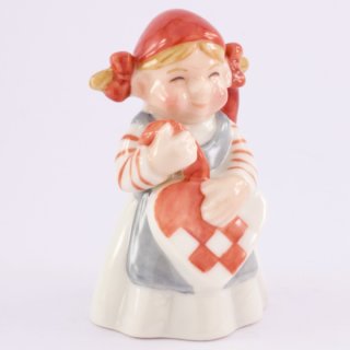 Alternative view of フィギュリン デンマーク ロイヤルコペンハーゲン（Royal Copenhagen） ピクシーとハート Pixie with Heart