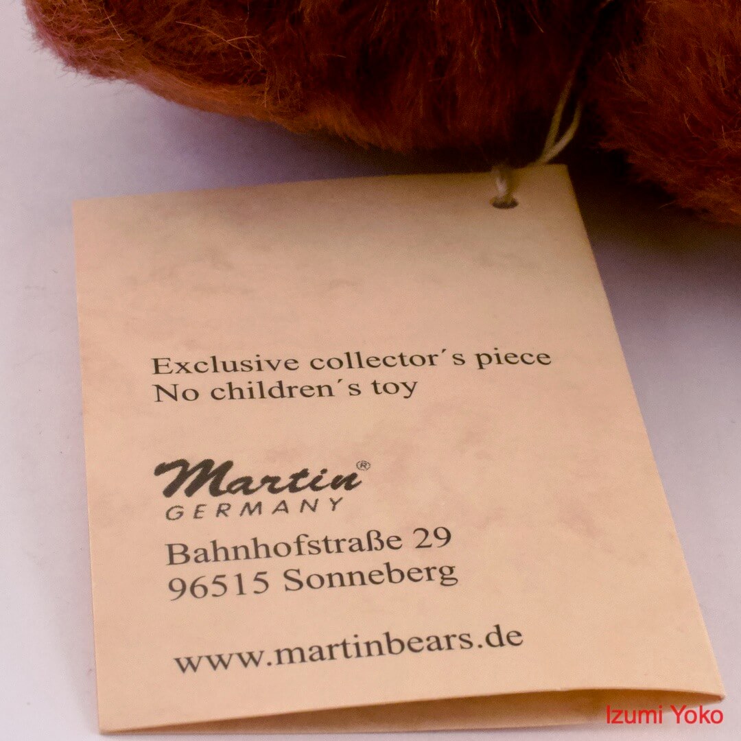 ドイツ マーティン(Martin) 星座シリーズ テディベア TEDDY BEAR さそり座 Horoscope Bear Scorpion - 画像 (9)