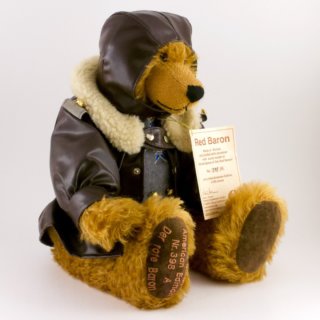 Alternative view of ぬいぐるみ テディハーマン（Teddy-Hermann） Teddy Bear テディベア 赤男爵 Red Baron（箱なし）