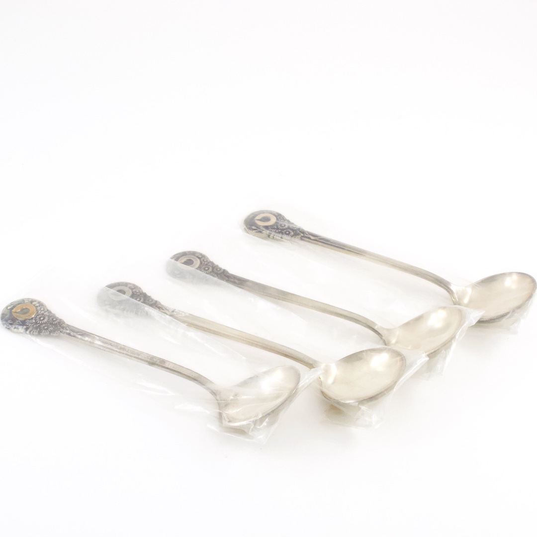 君津共同火力 記念スプーン 三越 4本セット 銀製 4本で115g(約)