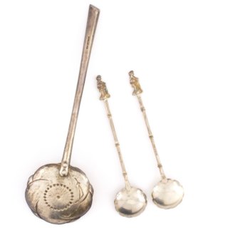 Alternative view of シルバー950 お花の形状 スプーン３本セット（箱なし）