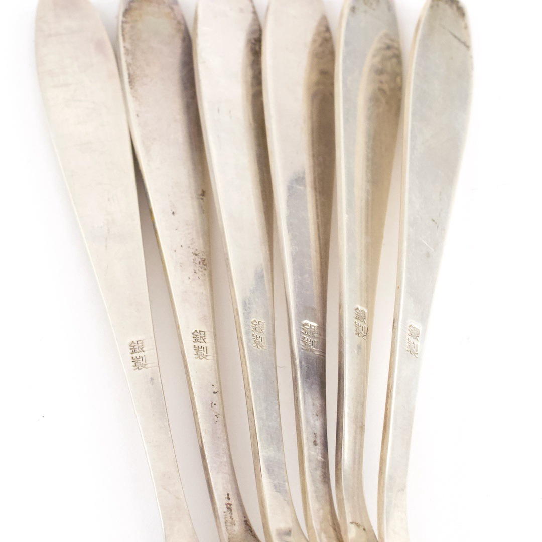 銀製 スプーン 6本セット(箱なし) - 画像 (6)