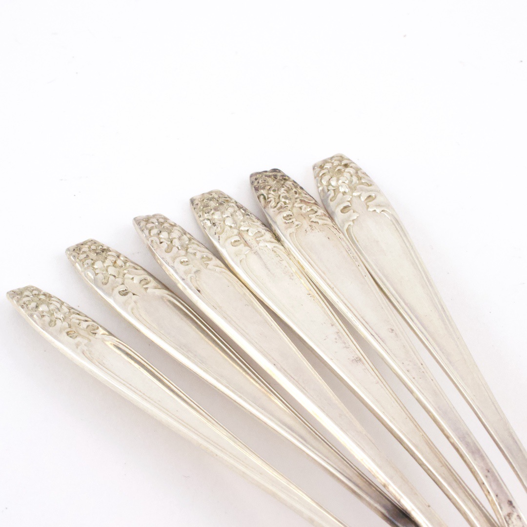 銀製 スプーン 6本セット(箱なし) - 画像 (5)