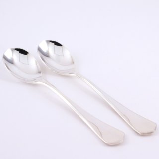 Alternative view of 小林工業 LUCKY WOOD SILVER スプーン ２本セット