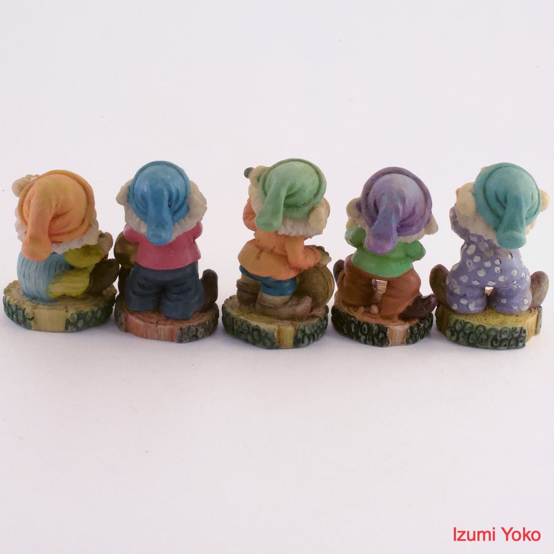 フィギュリン 小人の置物 5体セット - 画像 (2)