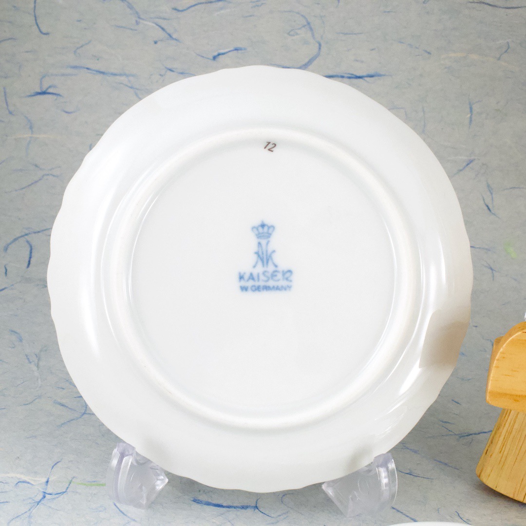 クリアランス特売 カイザー ドイツ Kaiser 5枚組 レア品 ドイツ製 城 プレート 絵皿 食器