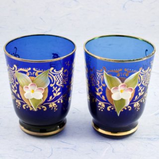 Alternative view of イタリア ヴエッキア・ムラノ（Vecchia Murano V.M. ）ショットグラス 24金装飾