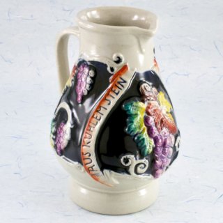 Alternative view of ドイツ Trink Edlen Wein Aus Kuhlem Stein ワインピッチャー 葡萄 0.5L 未使用