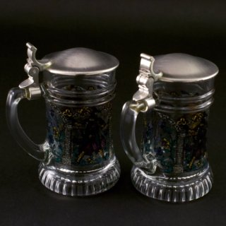 Alternative view of ドイツ BMF Schnaps krugerl ミニ・マグ 錫製フタ