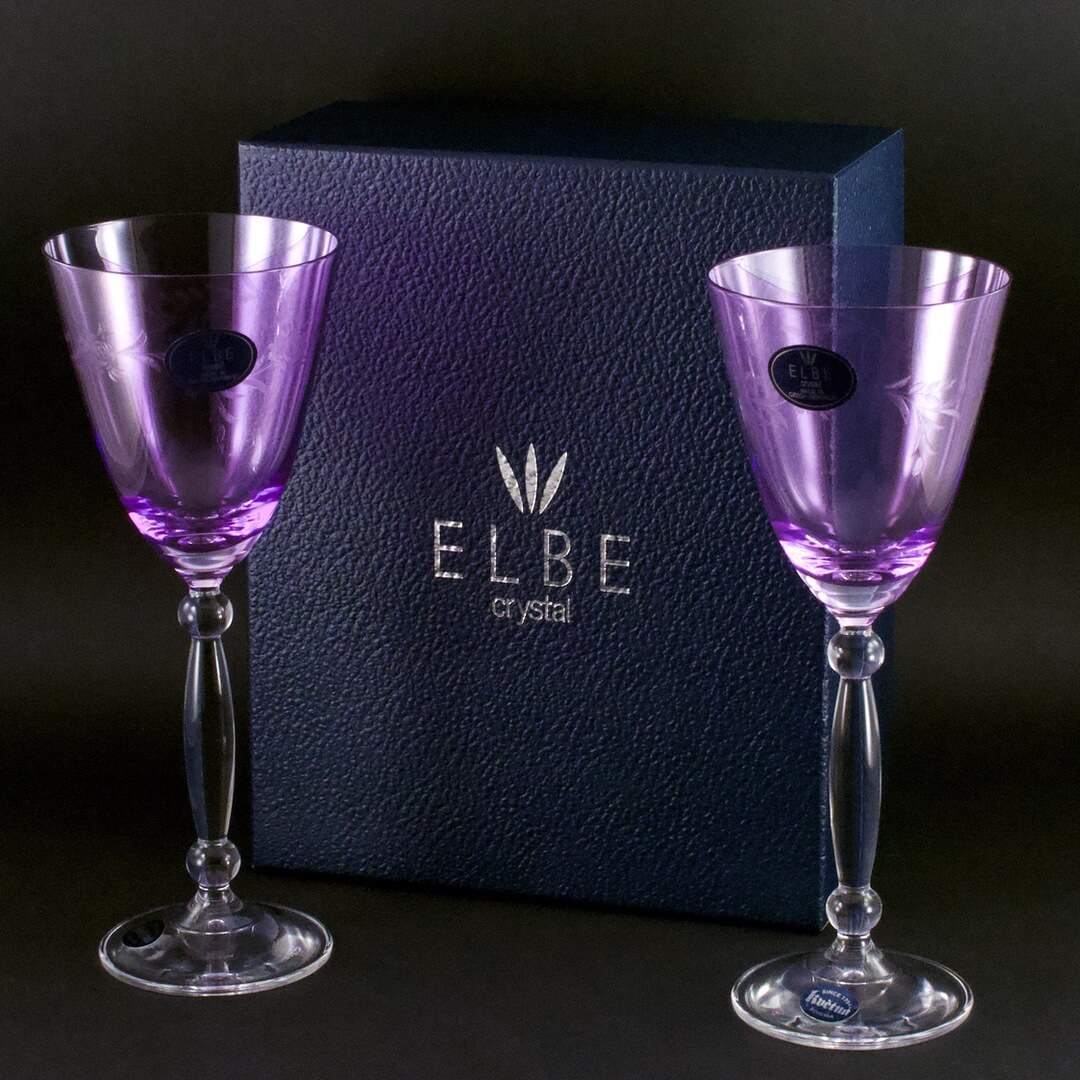 1位受賞 SALE実施中 エルベクリスタル(Elbe Crystal) ペアワイングラス