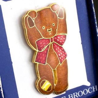 Alternative view of イギリス メリーソート（Merrythought） テディベア ブローチ Teddy Bears