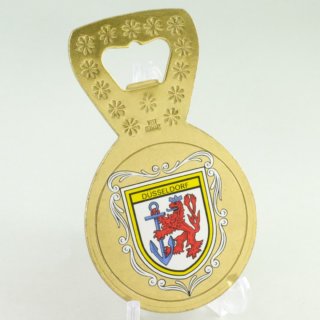 Alternative view of 西ドイツ デュッセルドルフ 栓抜き 紋章イラスト入り DUSSELDORF WEST GERMANY 100g 125mm（箱なし）