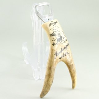 Alternative view of ノルウェー トナカイの角 栓抜き Norge Hardangervidda ハルダンゲル高原 59g 155mm（箱なし）