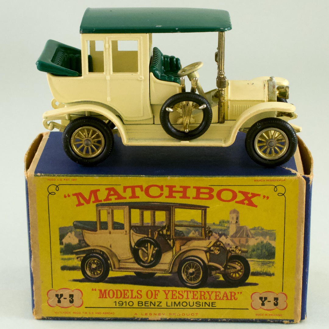 ミニカー イギリス マッチボックス（matchbox） Models of Yesteryear Y-3 1910 BENZ LIMOUSINE  1/54