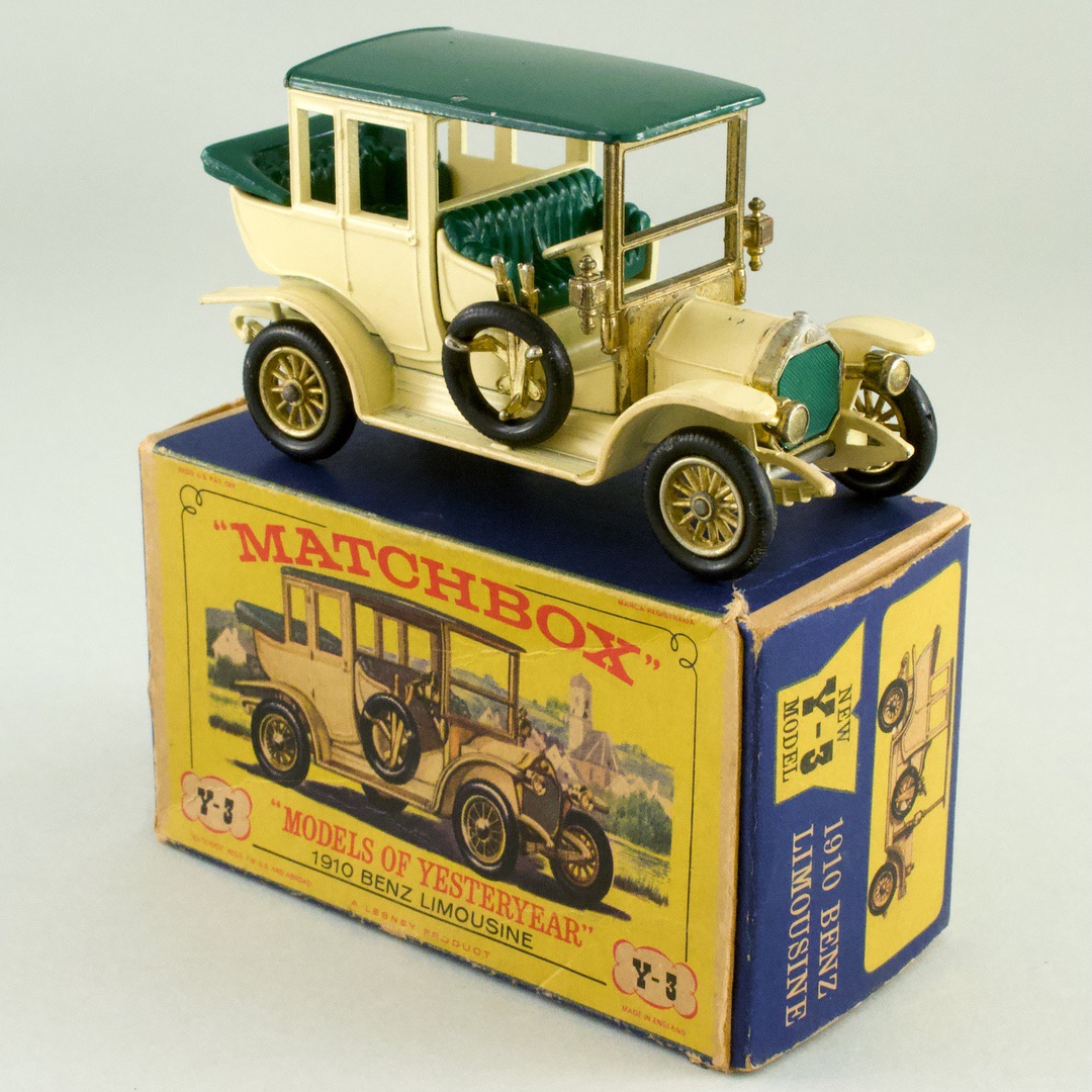 ミニカー イギリス マッチボックス（matchbox） Models of Yesteryear Y-3 1910 BENZ LIMOUSINE  1/54
