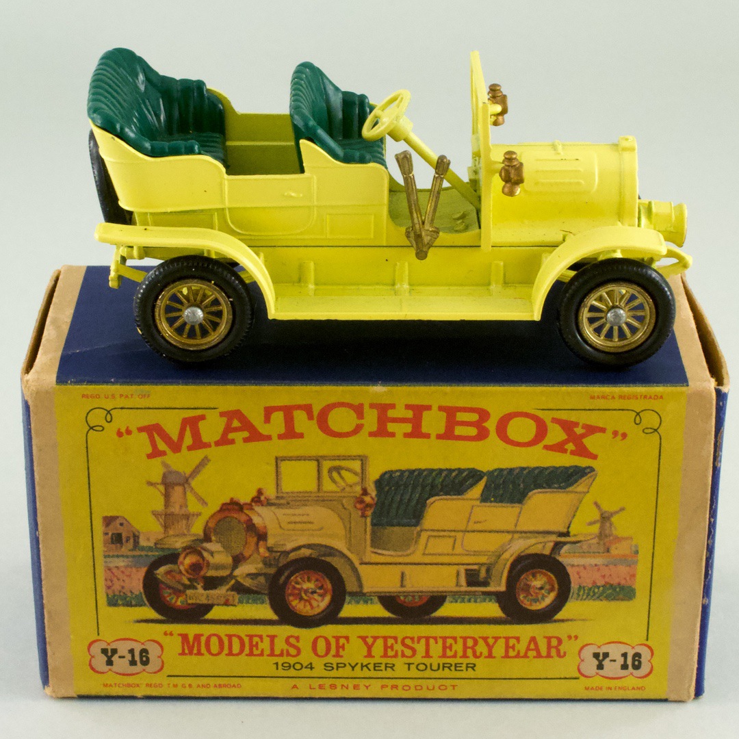 ミニカー イギリス マッチボックス（matchbox） Models of Yesteryear Y-16 SPYKER TOURER 1904  1/45