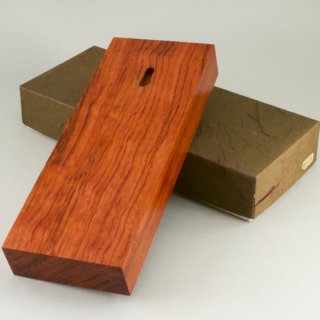 Alternative view of 紫檀（シタン） 表札板 448g 長さ214mm