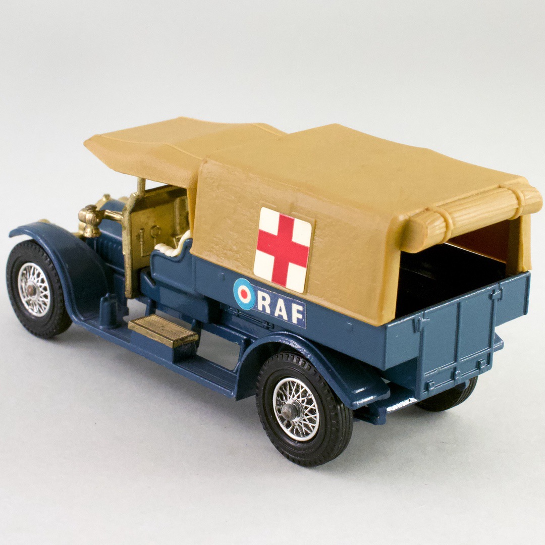 ミニカー イギリス マッチボックス（matchbox） Models of Yesteryear Y-13 1918 Crossley RAF  Tender 1/47