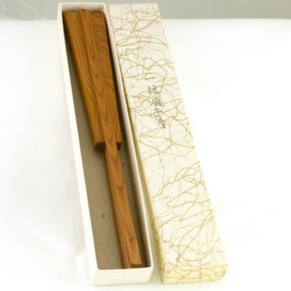 Alternative view of 一位（いちい）の木 扇子箸（せんすばし） 未使用品